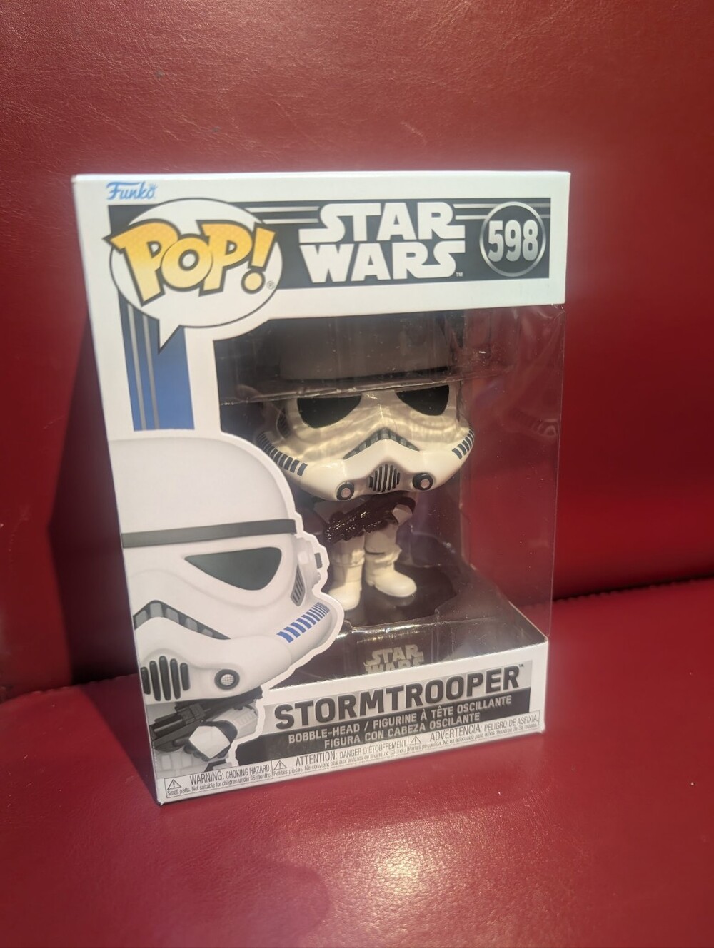 Star Wars Stormtrooper Pop! Figure by Funko – White with Blue Accents